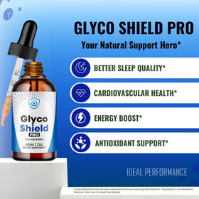 Glyco Shield Drops arrière vue de la bouteille