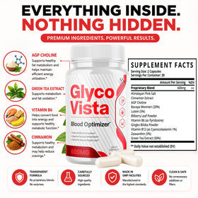 Glyco Vista Capsules sur un fond neutre