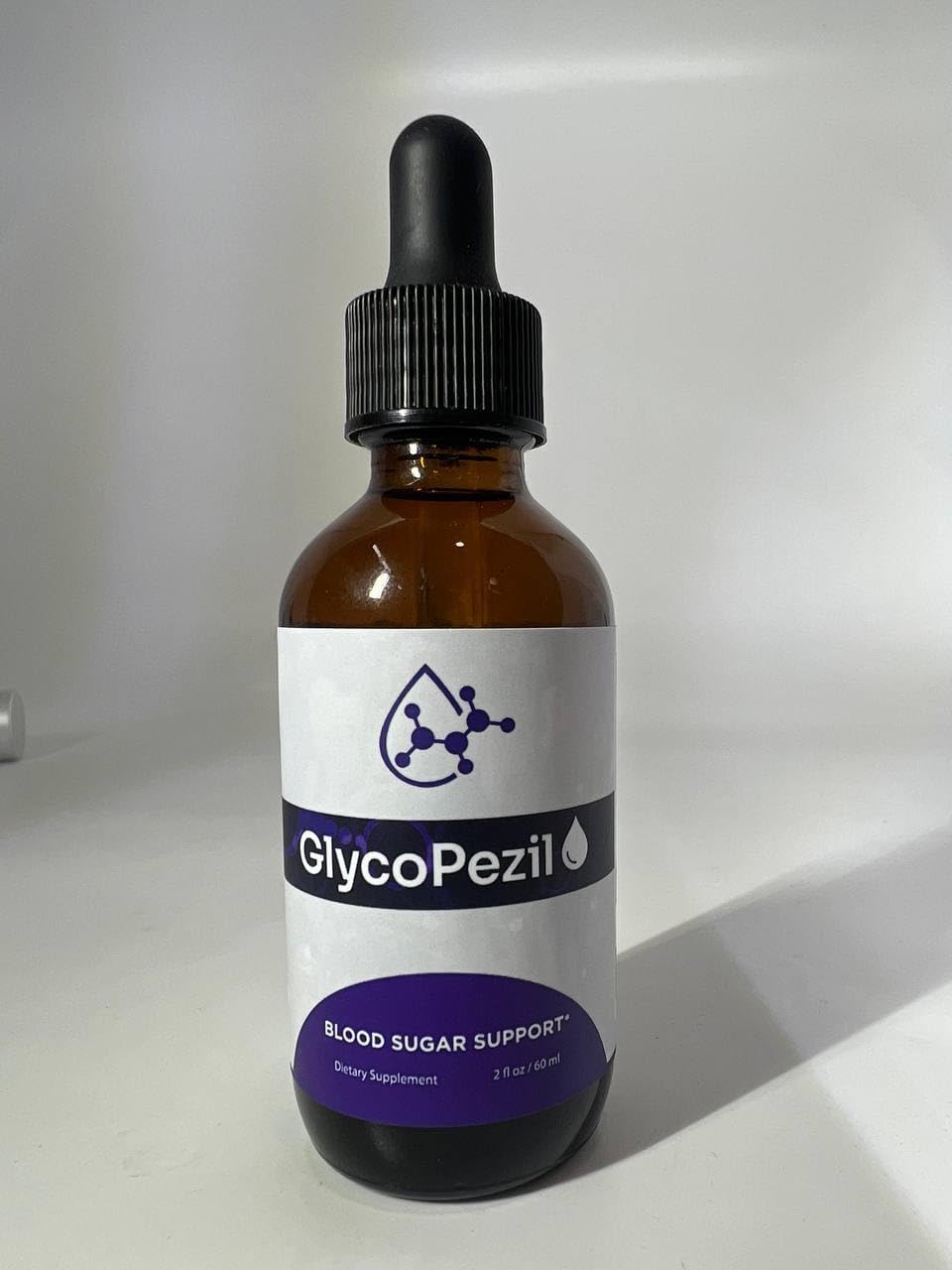 GlycoPezil 60 mL avec une vue de la pipette
