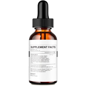 Glycopezil Drops affiché avec des ingrédients naturels