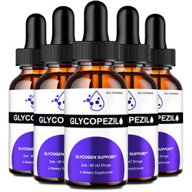 Glycopezil Drops flacon avant avec étiquette informative
