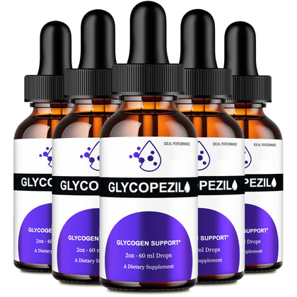 Glycopezil Drops flacon avant avec étiquette informative