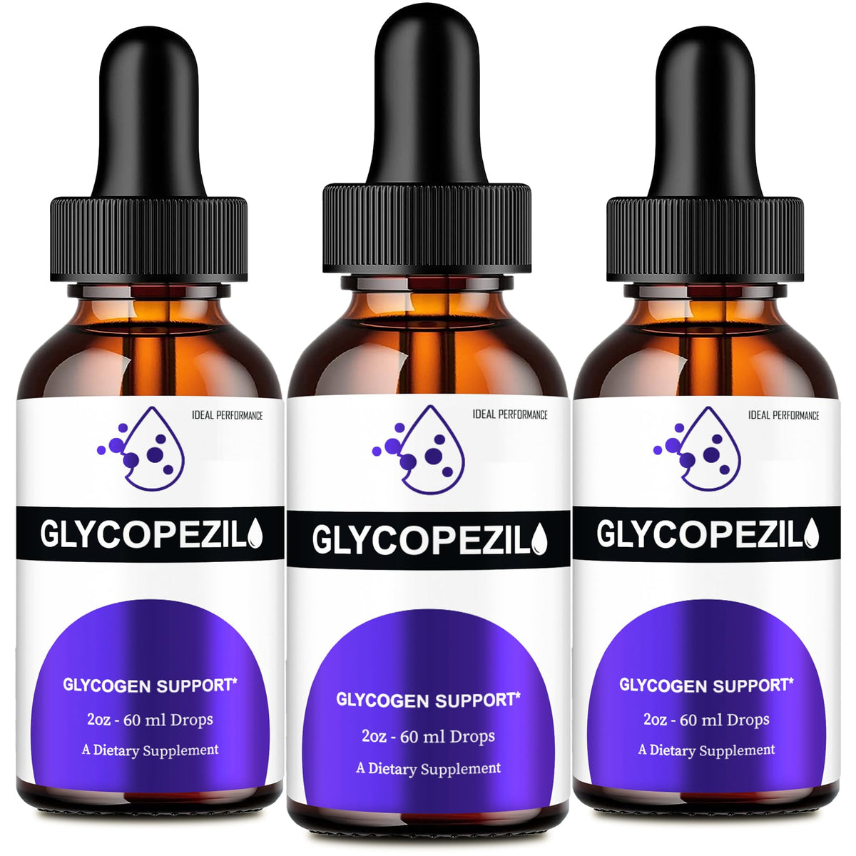 Glycopezil Drops IDEAL PERFORMANCE flacon avec goutteur