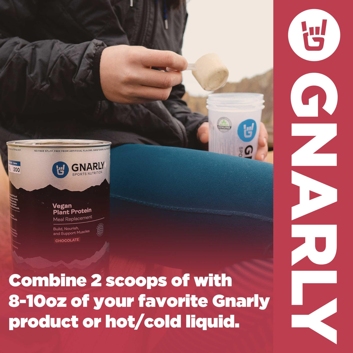 Gnarly Nutrition Collagen Pro Stick Packs en usage pendant un entraînement