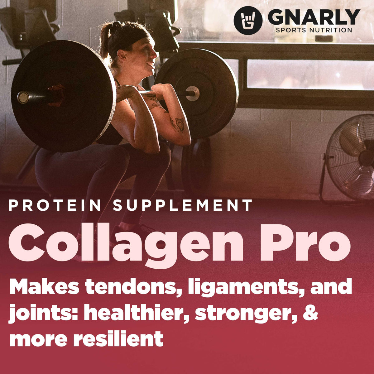 Gnarly Nutrition Collagen Pro Stick Packs sur un plan de travail