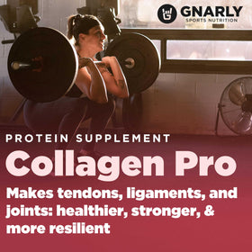 Gnarly Nutrition Collagen Pro Stick Packs sur un plan de travail