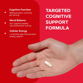 GNC Acetyl-L-Carnitine 500mg capsules ouvertes