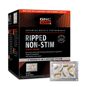 GNC AMP Ripped Vitapak vue avant avec emballage