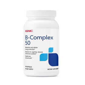 GNC B-Complex 50 90 capsules vue de face