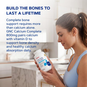 GNC Calcium 800mg vue d'ensemble du produit