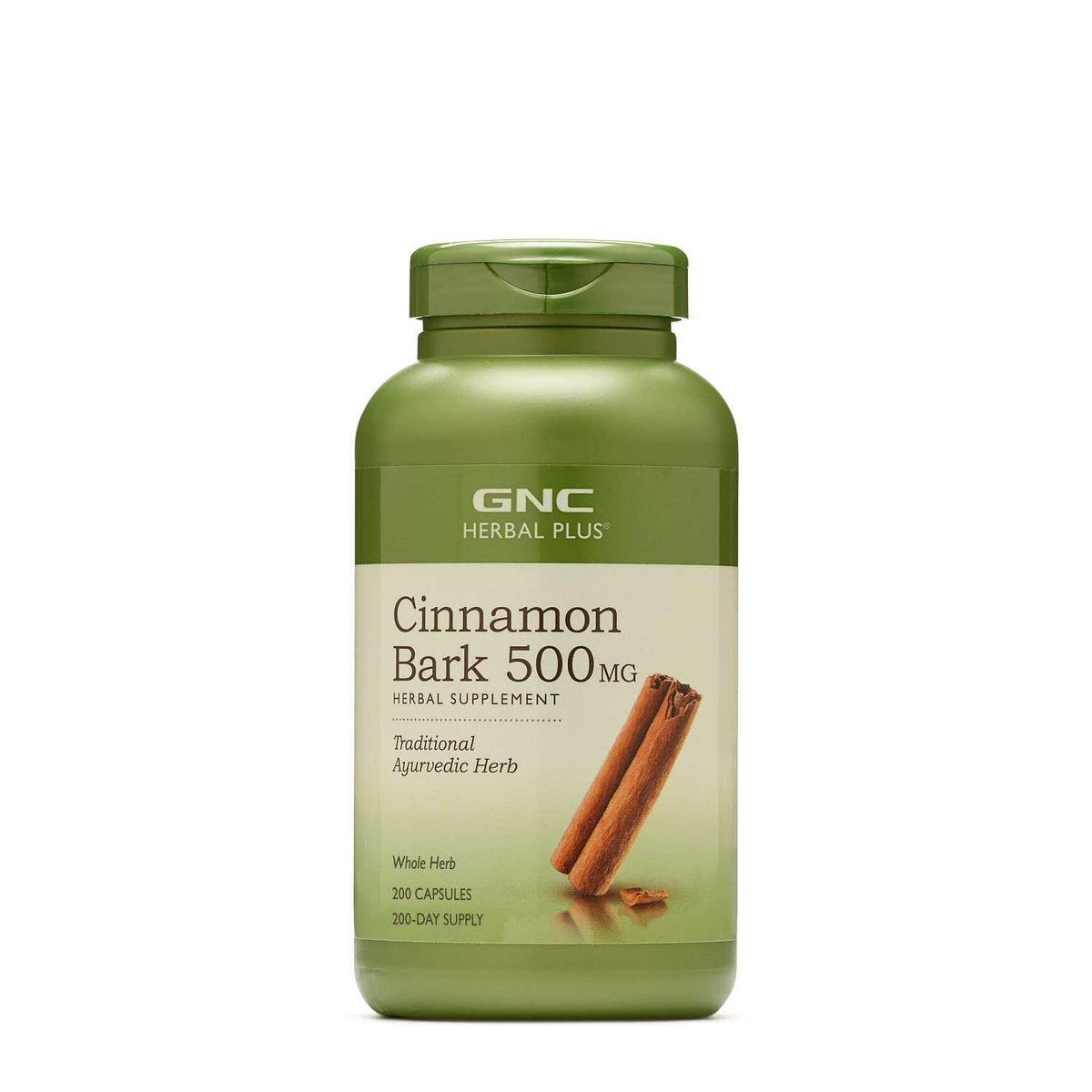 GNC Complément Alimentaire Cannelle 500mg vue avant avec emballage