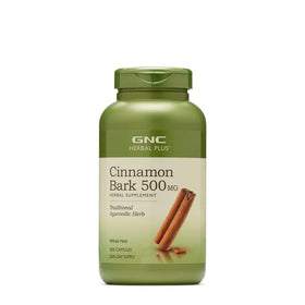 GNC Complément Alimentaire Cannelle 500mg vue avant avec emballage
