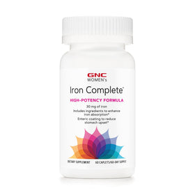 GNC Complément Alimentaire Fer Complet 60 comprimés, vue de face