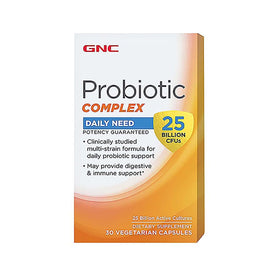 GNC Complex Probiotique 25 Milliards CFU 30 Capsules - vue avant