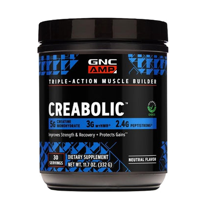 GNC Creabolic Poudre de Créatine Monohydrate 408g vue de face