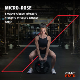 GNC Creatine HCl 189 nutritional information close-up