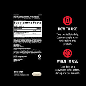 GNC Creatine HCl 189 on a fitness table with accessories