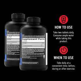 GNC Creatine HCl 189 pot ouvert avec comprimés visibles