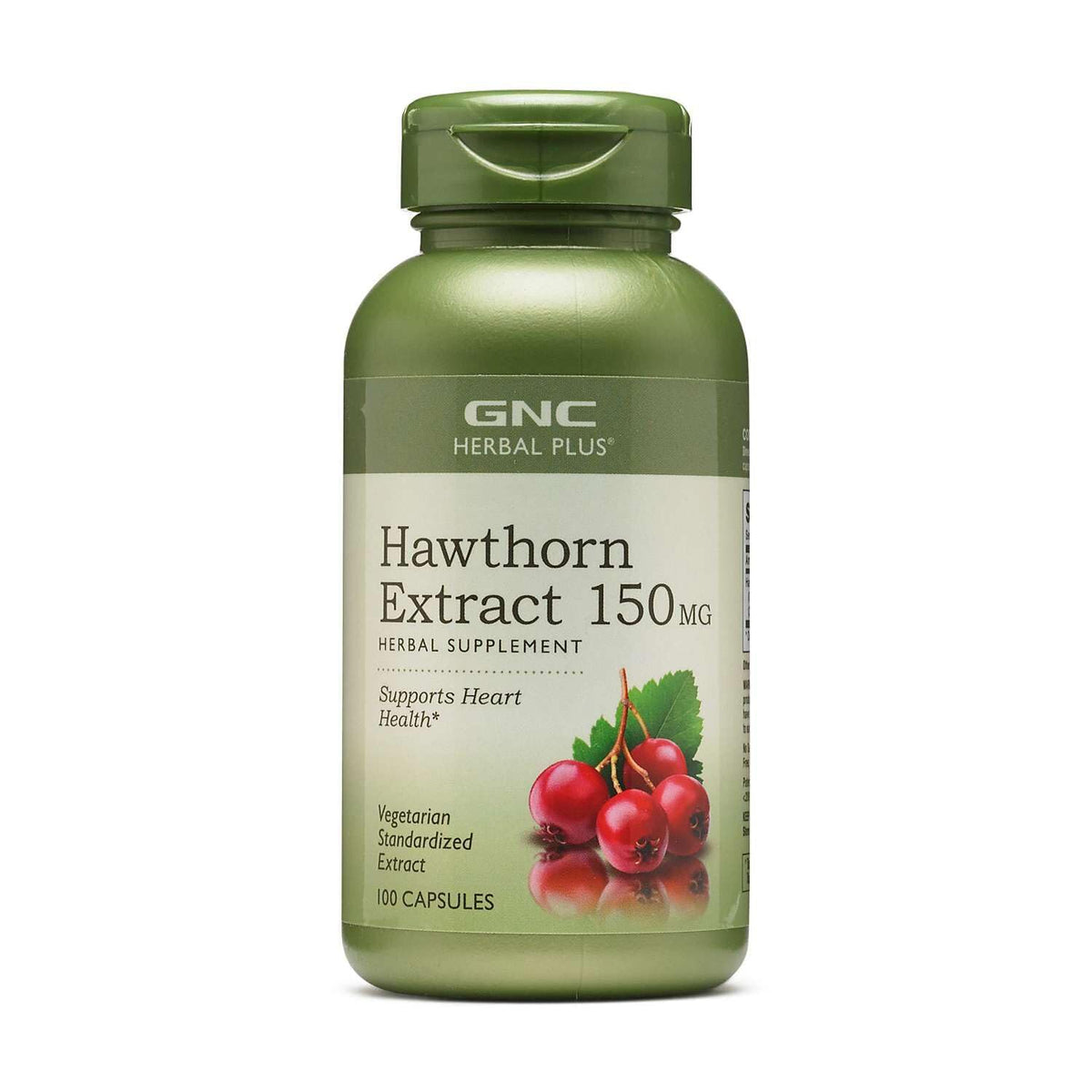 GNC Extrait de Aubépine 150mg 100 capsules vue avant