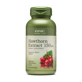 GNC Extrait de Aubépine 150mg 100 capsules vue avant