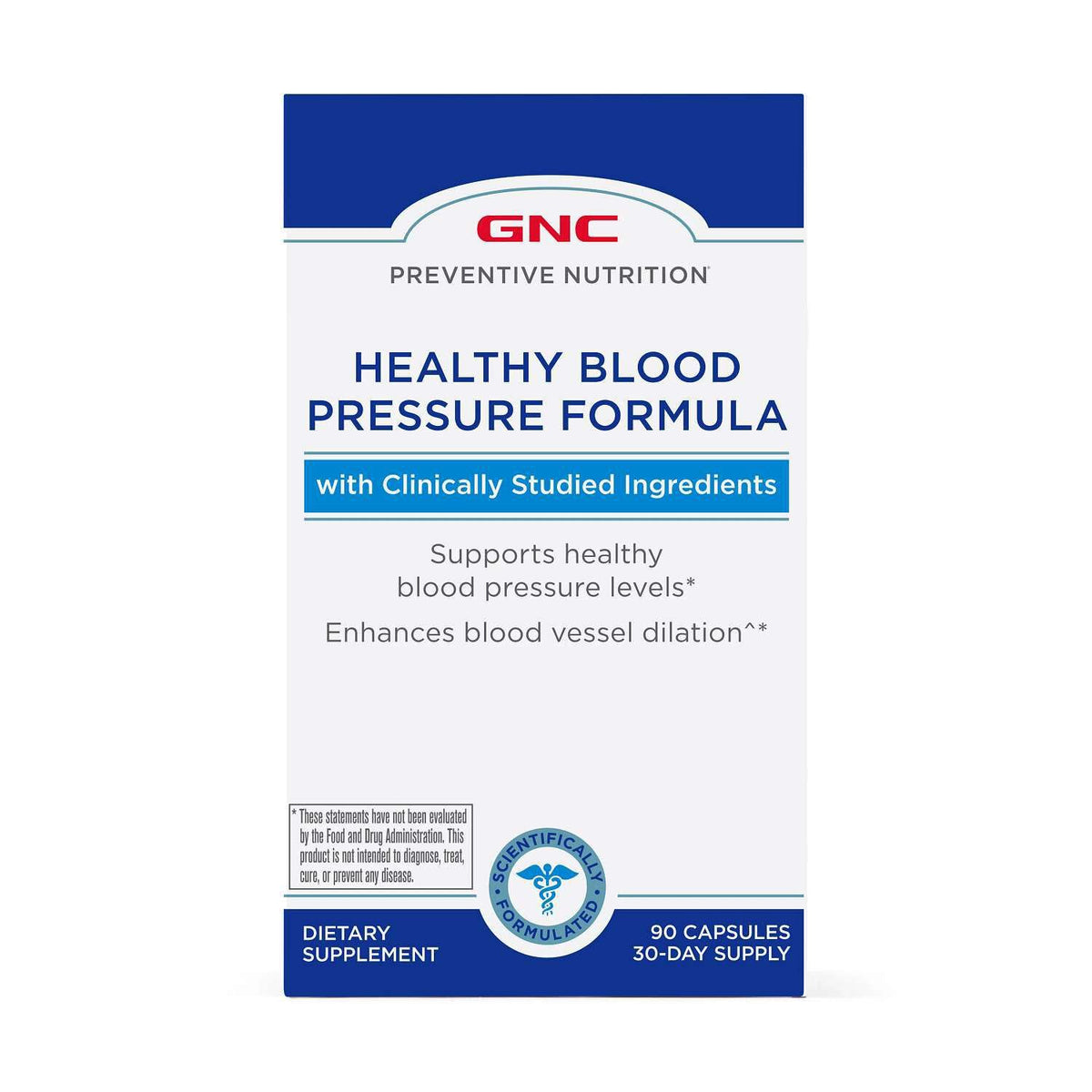 GNC Formule de Nutrition Préventive 90 capsules avec étiquette