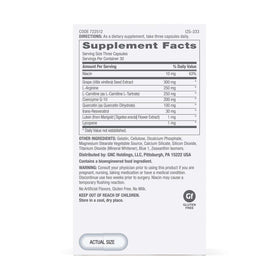 GNC Formule de Nutrition Préventive 90 capsules en mains