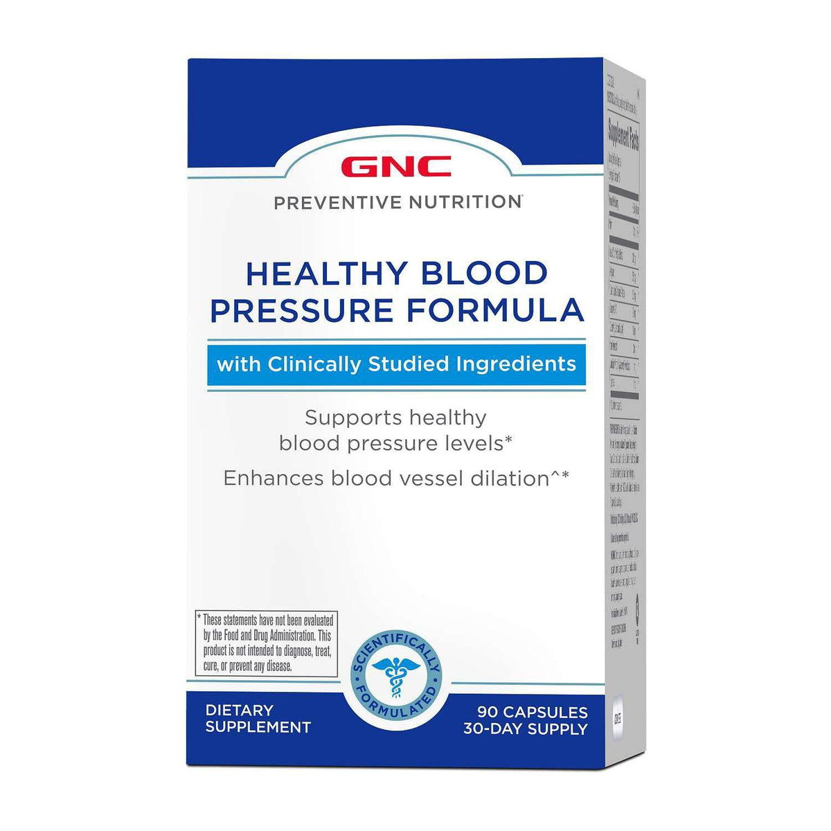 GNC Formule de Nutrition Préventive 90 capsules vue avant