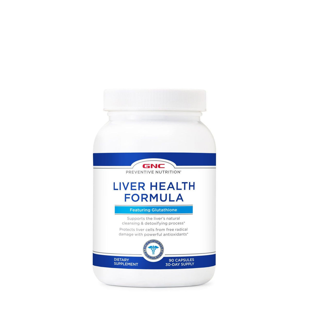 GNC Formule de Santé du Foie 90 capsules vue de face