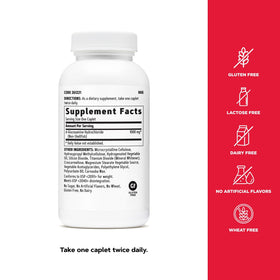GNC Glucosamine 1000mg 90 caplets arrière de la boîte
