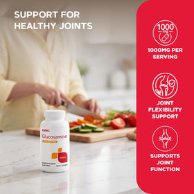 GNC Glucosamine 1000mg caplets côté de la boîte