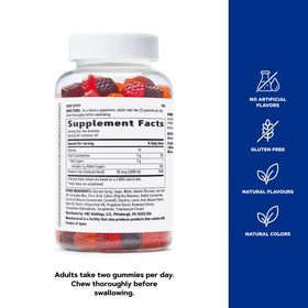 GNC Gummies de Vitamine D-3 Pêche & Baies, emballage