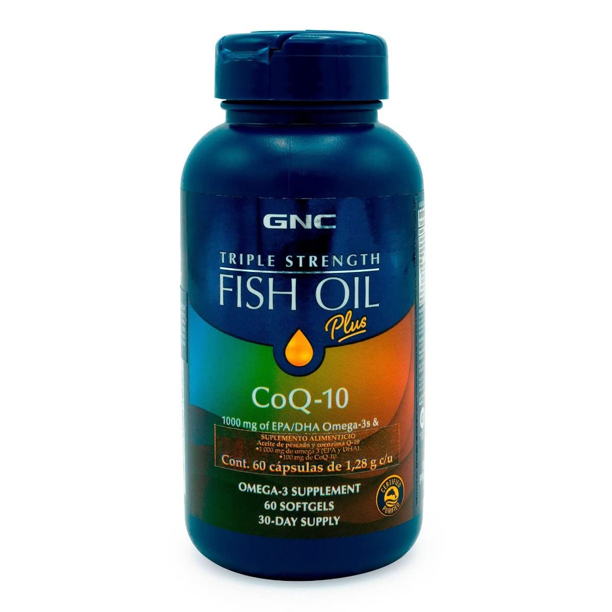 GNC Huile de Poisson Triple Force 30 Servings emballage avant