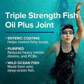 GNC Huile de Poisson Triple Force Plus Articulations avec fruits et légumes