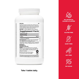 GNC L-Arginine 1000mg gélules ouvertes pour montrer le contenu