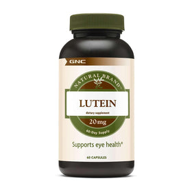 GNC Luteine 20mg boîte de 60 capsules vue de face