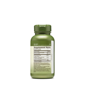 GNC Maca Complex 500mg, vue arrière montrant les ingrédients