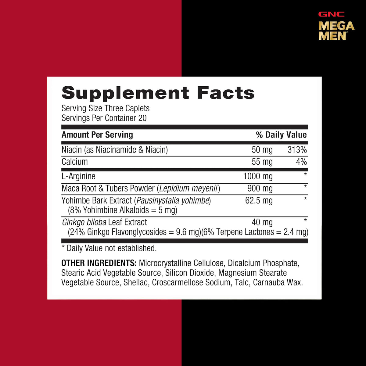 GNC Maca Man, mise en scène avec des éléments naturels