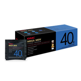 GNC Mega Men 40+ Vitapak pour Hommes 5-en-1 Multivitamines face avant