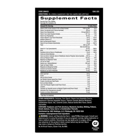 GNC Mega Men Multivitamin 90 caplets sur une table