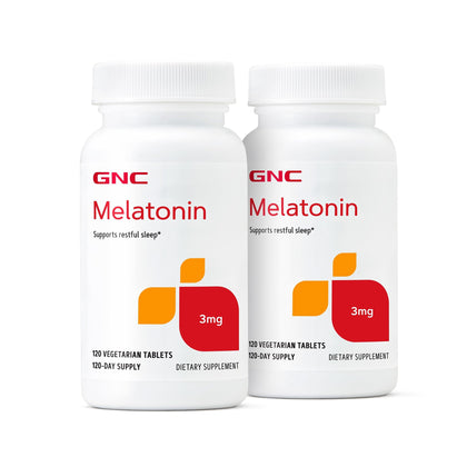 GNC Mélatonine 3mg boîte de 120 comprimés végétariens