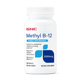 GNC Methyl B12 2500mcg flacon de 100 gélules