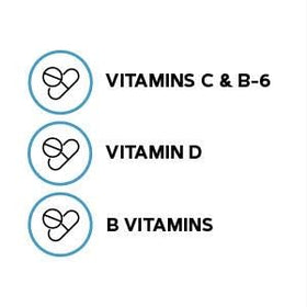 GNC Milestones Multivitamines pour Garçons 12-17, comprimés sur une surface blanche