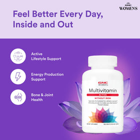 GNC Multivitamine Active Femme étiquette des ingrédients