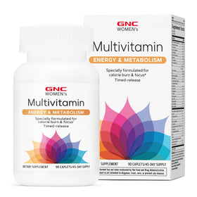 GNC Multivitamine Énergie et Métabolisme 90 comprimés, vue avant