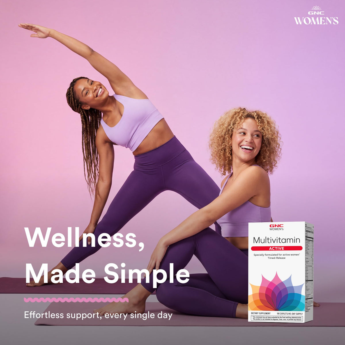 GNC Multivitamines Actives Femmes 90 Capsules en contexte lifestyle