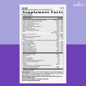 GNC Multivitamines Actives Femmes 90 Capsules sur un fond neutre
