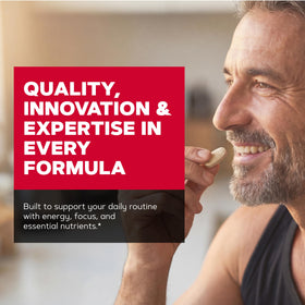 GNC Multivitamines Mega Men 180 Capsules - étiquette du produit