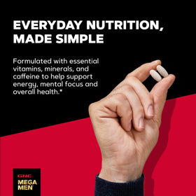 GNC Multivitamines Mega Men 180 Capsules - ouverture du flacon