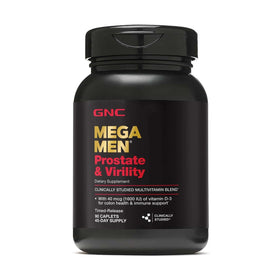 GNC Multivitamines Mega Men Prostate et Virilité 90 Comprimés, vue avant