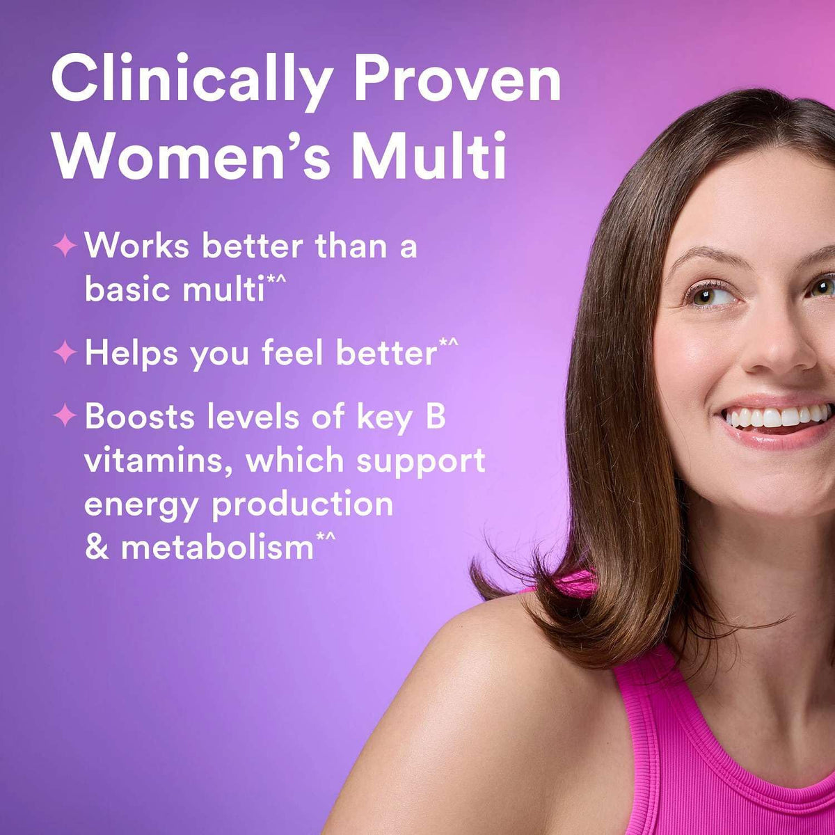 GNC Multivitamines Ultra Mega Femmes comprimés avec un verre d'eau